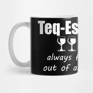 "Teq-Escape-ila" Two shots Tequila Mug